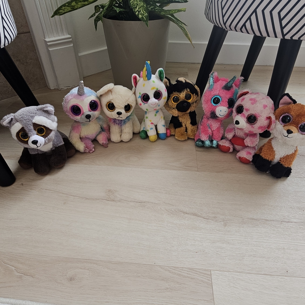 Colorful Plush Toy Set for Small Pets